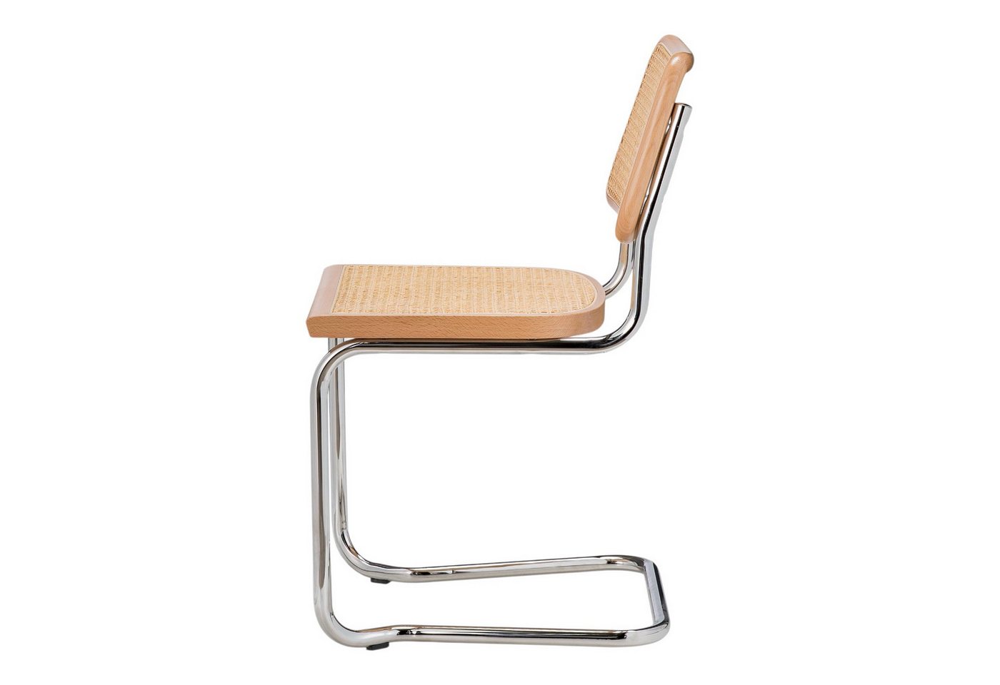 k-hometrends Freischwinger KADEN, 2er-Set, aus Buchenholz & Wiener Geflecht (2er-Set), Designstühle, B/H/T: 47 x 82 x 50 cm - Made in Italy – Bild 4 von 5