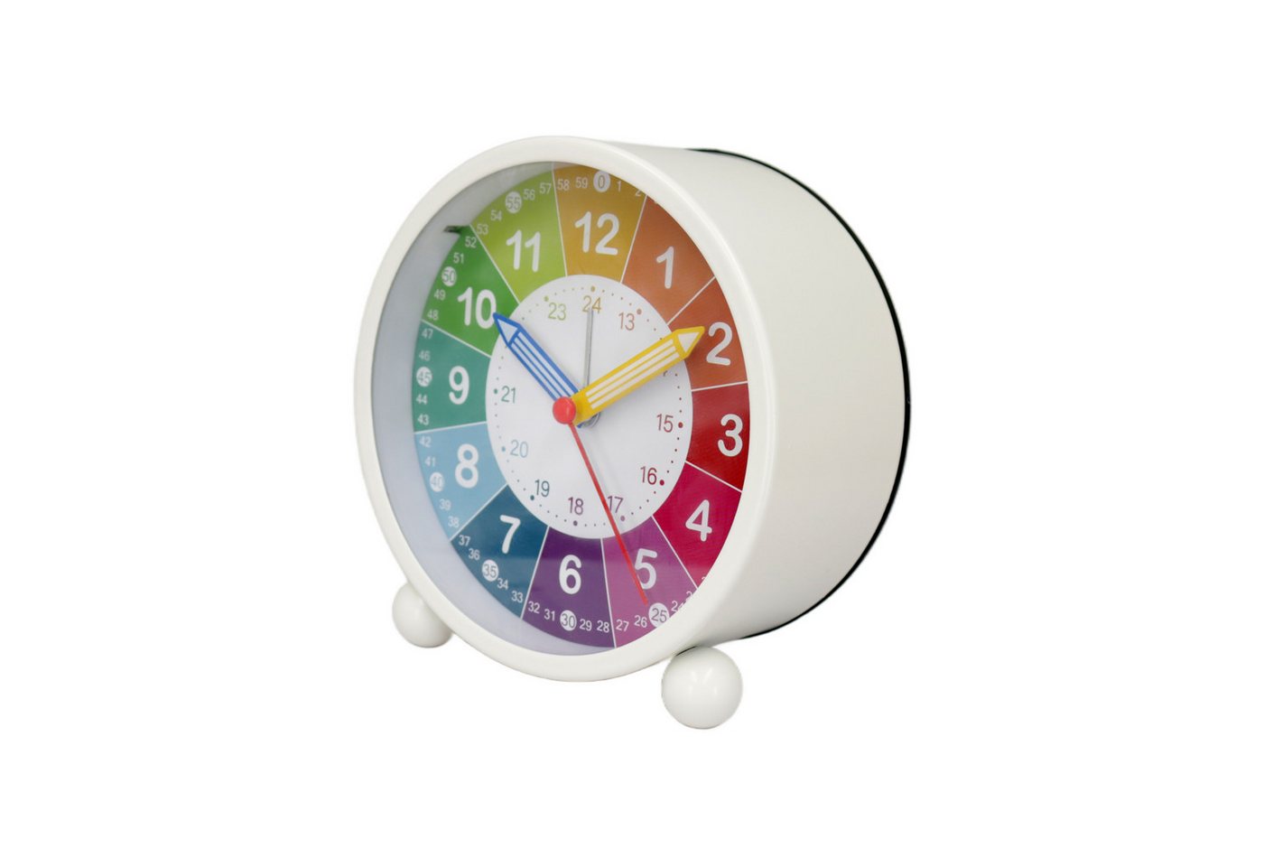 K&L Wall Art Tischuhr Kinder Tischwecker Junge Mädchen Tischuhr Kinderzimmer leises Uhrwerk, Kinderwecker mit Licht und Alarmfunktion – Bild 5 von 5