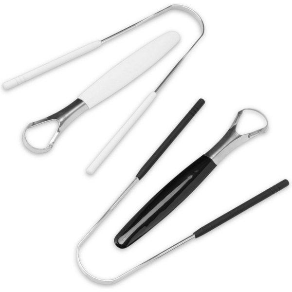 K-Pro Zungenreinigeraufsatz Zungenschaber, Zungenreiniger für frischen Atem, Set, 2er, zungenpflege mundgeruch, zungenreinigung tool