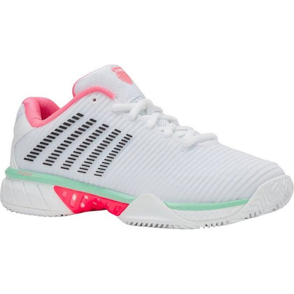 K-Swiss Performance Hypercourt Express 2 HB Clay/Sandplatz weiss/pink/mint Damen Tennisschuh