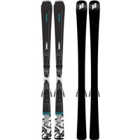 K2 Damen Ski DISRUPTION 76 W LTD - ERP 10 Quikclik black - anthracite SET, Größe 156 in Schwarz
