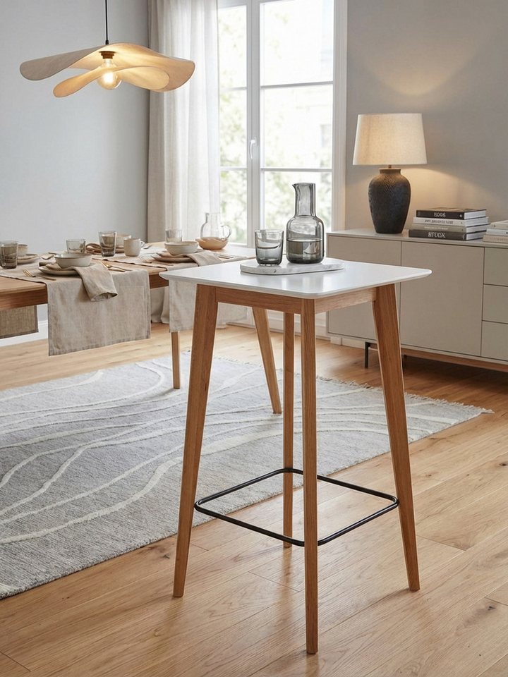 KADIMA DESIGN Bartisch Eleganter standfester Bistrotisch für Zuhause & Büro – Bild 2 von 5