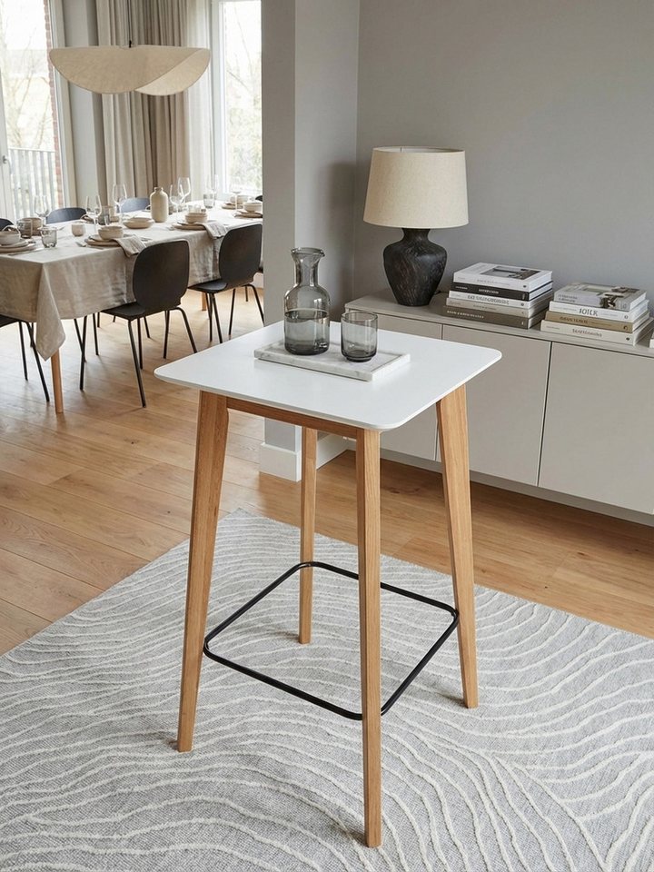 KADIMA DESIGN Bartisch Eleganter standfester Bistrotisch für Zuhause & Büro – Bild 3 von 5