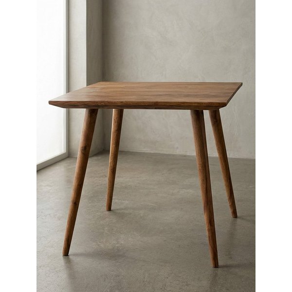 KADIMA DESIGN Esstisch Retro Landhausstil Esszimmertisch, Handgefertigt, mit Maserungen