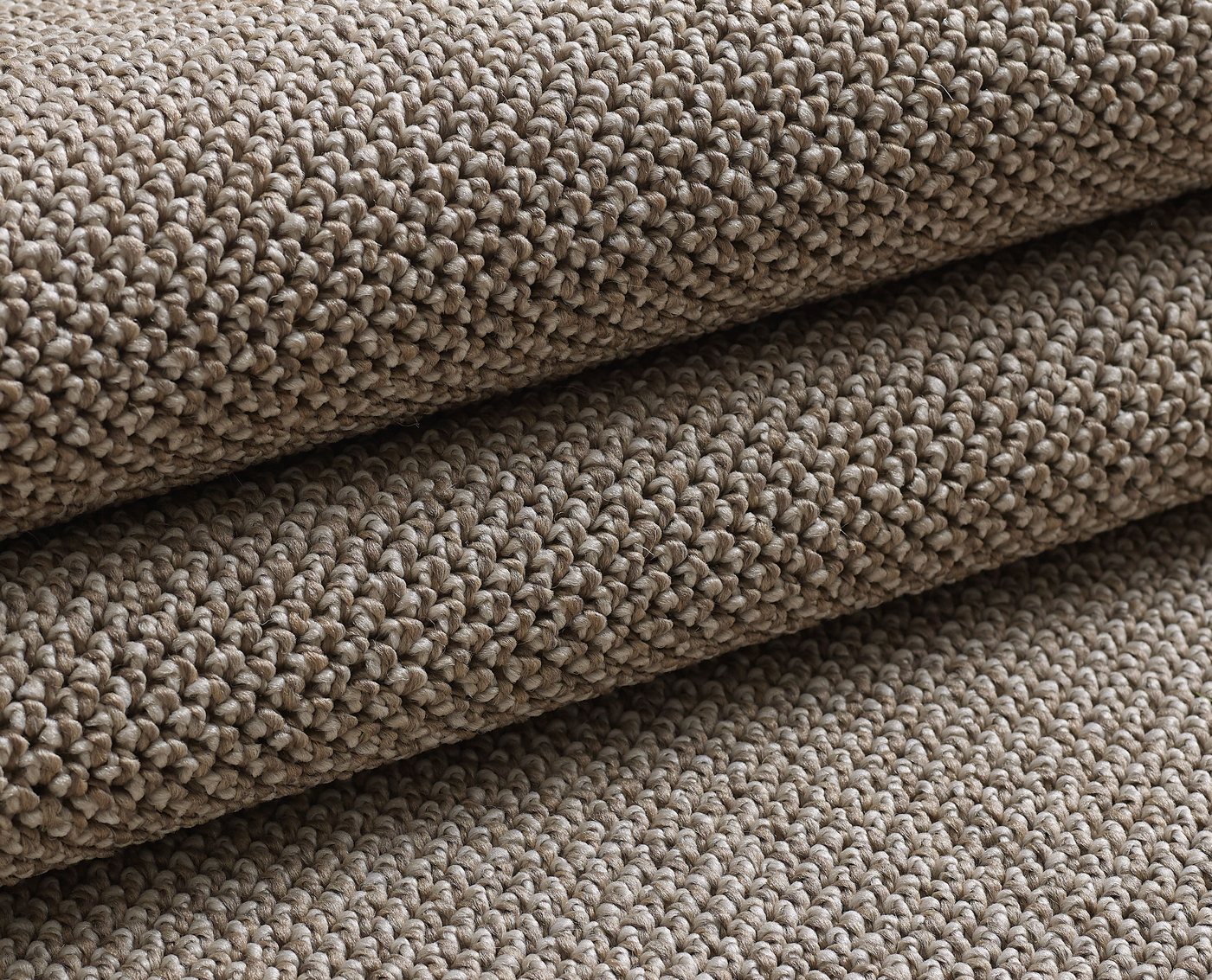 KADIMA DESIGN Teppich Flachgewebe Teppich CIMA Küche Läufer Rund Einfarbig Beige Braun, Rechteckig, Höhe: 7 mm, Braun, 60x100 cm, Webteppich Strapazierfähig Uni – Bild 4 von 5