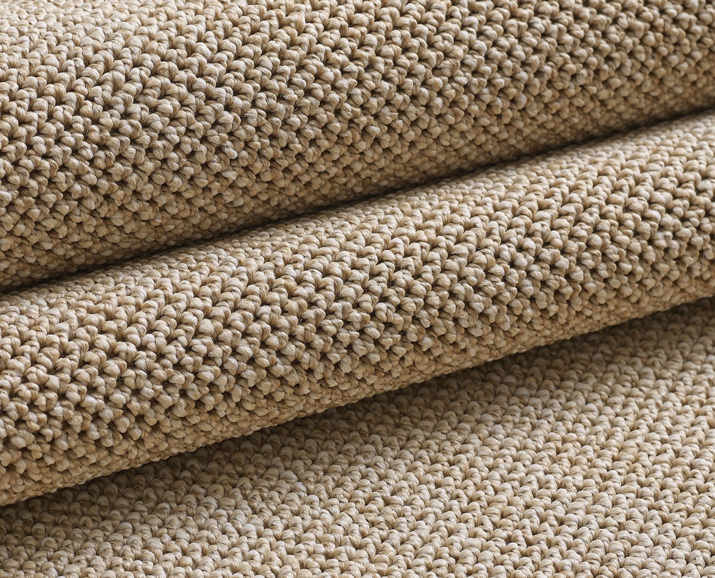 KADIMA DESIGN Teppich Flachgewebe Teppich CIMA Küche Läufer Rund Einfarbig Beige Braun, Rechteckig, Höhe: 7 mm, Beige, 60x100 cm, Webteppich Strapazierfähig Uni – Bild 5 von 5