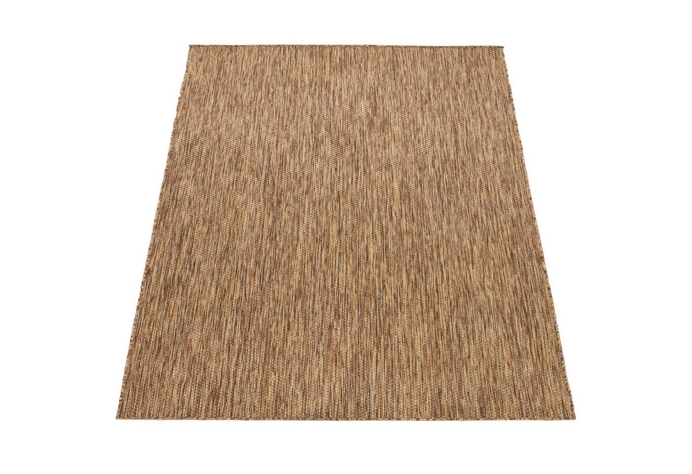 KADIMA DESIGN Teppich Unifarben Wohnzimmer schmutzabweisend Teppich Kurzflor, Rechteckig, Höhe: 4 mm, 100% Polypropylen,60x100, Braun-Beige – Bild 2 von 4