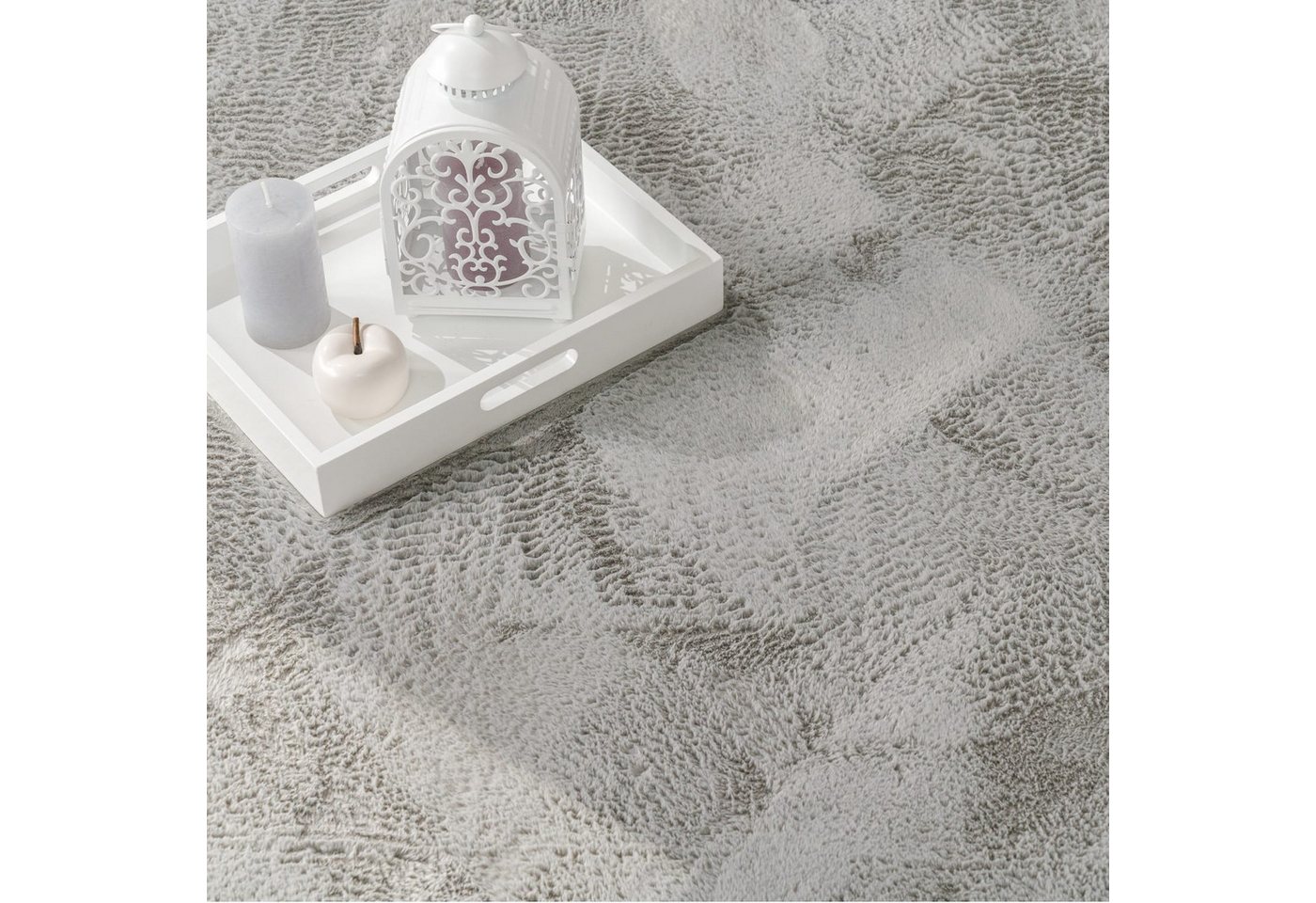 KADIMA DESIGN Teppich waschbar Einfarbig Wohnzimmer schmutzabweisend Teppich Kurzflor, Rechteckig, Höhe: 14 mm, Florhöhe: 10 mm, 100% Polyester, Rechteckig, 60x – Bild 3 von 5