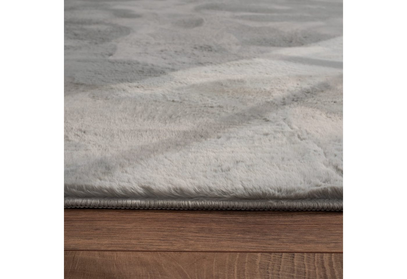 KADIMA DESIGN Teppich waschbar Einfarbig Wohnzimmer schmutzabweisend Teppich Kurzflor, Rechteckig, Höhe: 14 mm, Florhöhe: 10 mm, 100% Polyester, Rechteckig, 60x – Bild 4 von 5