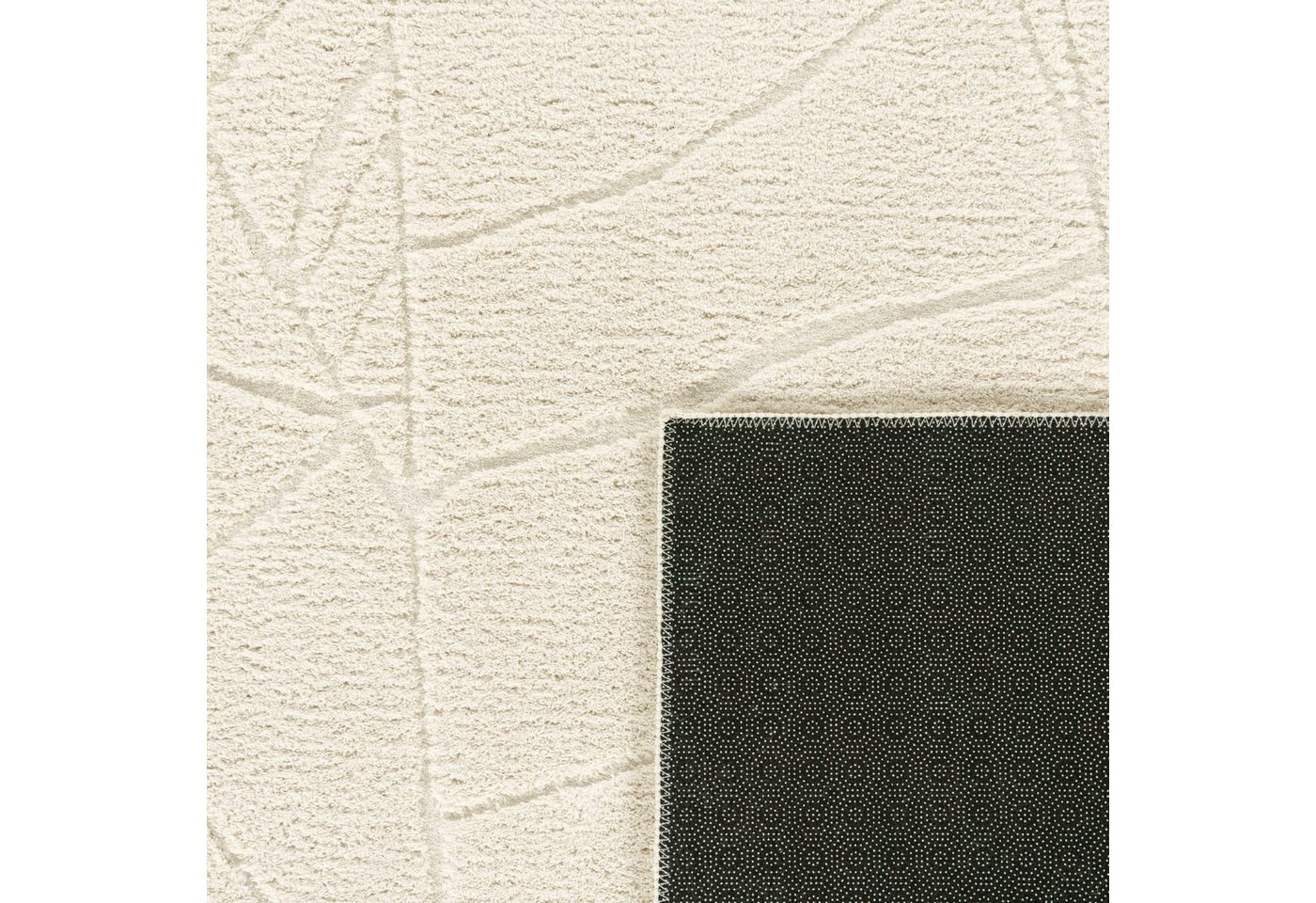 KADIMA DESIGN Teppich waschbar Struktur Wohnzimmer schmutzabweisend Teppich Kurzflor, Läufer, Höhe: 16 mm, Florhöhe: 12 mm, 100% Polyester, Rechteckig, 80x150cm – Bild 5 von 5