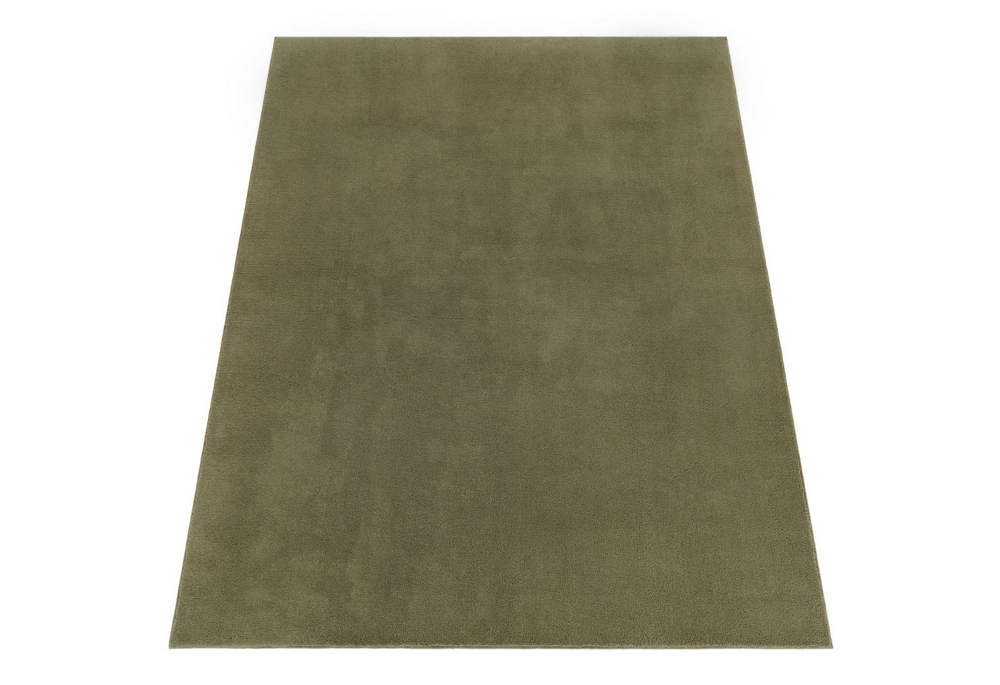 KADIMA DESIGN Teppich waschbar Unifarben Wohnzimmer schmutzabweisend Teppich Kurzflor, Rechteckig, Höhe: 14 mm, Florhöhe: 10 mm, 100% Polyester, Läufer, 60x100c – Bild 2 von 5