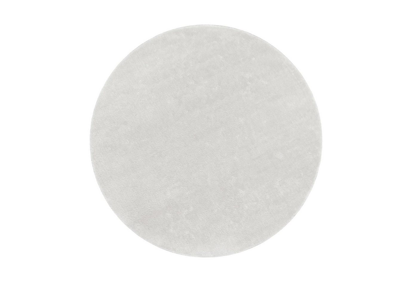 KADIMA DESIGN Teppich waschbar Unifarben Wohnzimmer schmutzabweisend Teppich Kurzflor, Rund, Höhe: 14 mm, Florhöhe: 10 mm, Polyester, Rücken aus Felt + Dots, Ru – Bild 2 von 5
