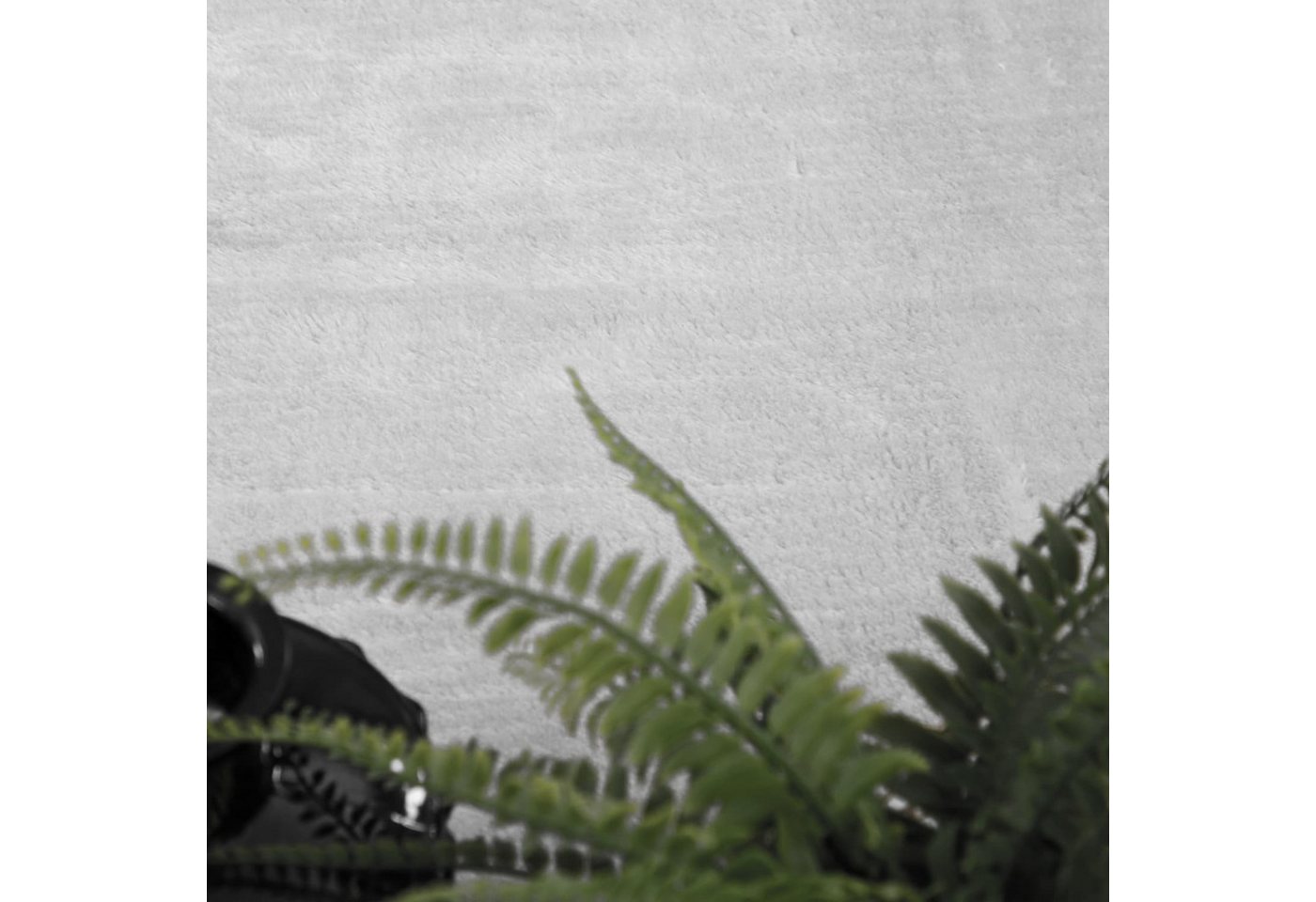 KADIMA DESIGN Teppich waschbar Unifarben Wohnzimmer schmutzabweisend Teppich Kurzflor, Rund, Höhe: 14 mm, Florhöhe: 10 mm, Polyester, Rücken aus Felt + Dots, Ru – Bild 3 von 5