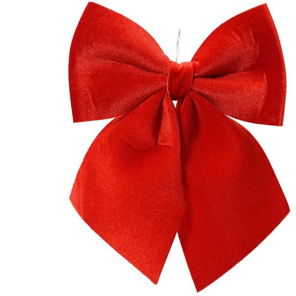 Kaemingk Christbaumschmuck, Schleife 24cm 1 Stück Rot