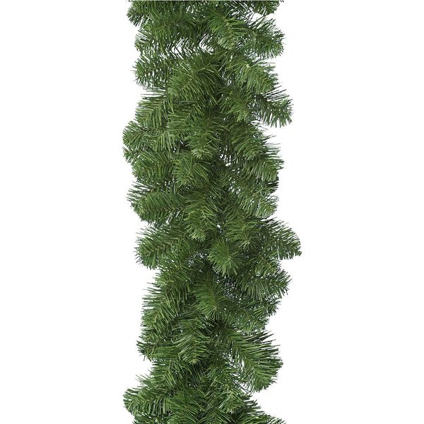 Kaemingk Girlanden, Tannengirlande 20cm künstlich 180 Spitzen Indoor & Outdoor 2,7m grün