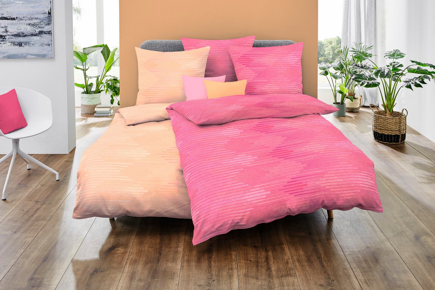 Kaeppel Bettwäsche Ikat, Mako-Satin, 2 teilig – Bild 2 von 4