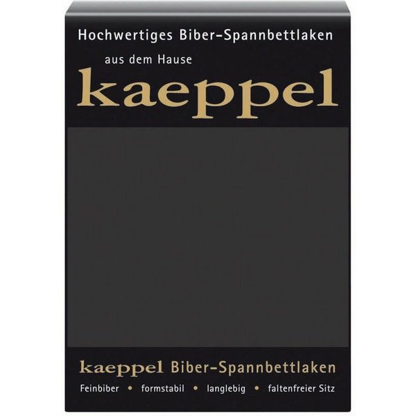 Kaeppel Spannbettlaken Spannbettlaken Biber, Biber, Gummizug: rundum, (1 Stück), 100% Baumwolle, kuschelig weich ideal für Winter