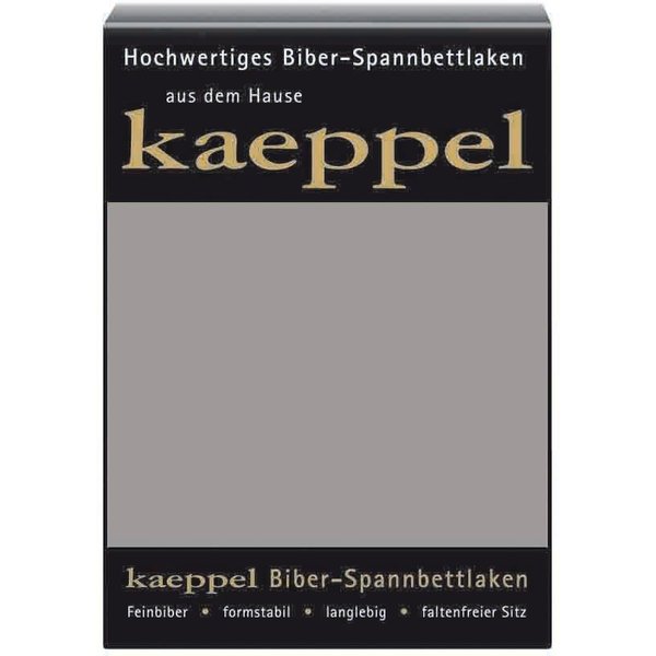 Kaeppel Spannbettlaken Spannbettlaken Biber, Biber, Gummizug: rundum, (1 Stück), 100% Baumwolle, kuschelig weich ideal für Winter