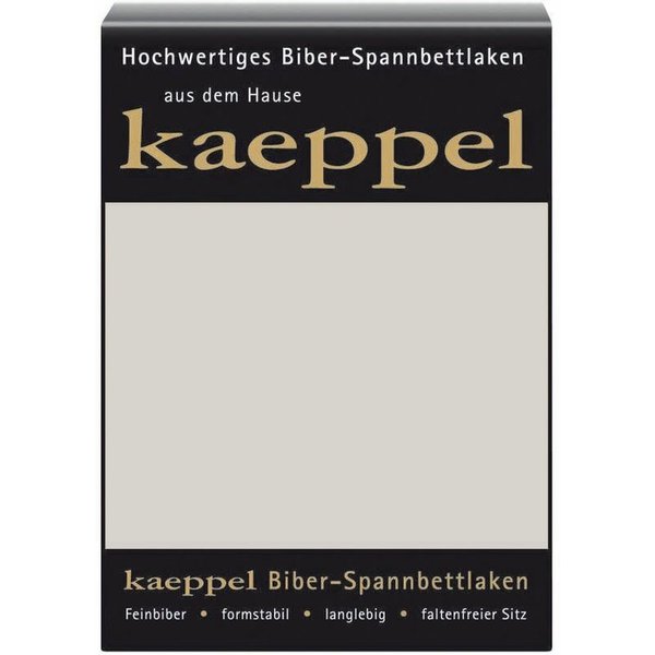 Kaeppel Spannbettlaken Spannbettlaken Biber, Biber, Gummizug: rundum, (1 Stück), 100% Baumwolle, kuschelig weich ideal für Winter