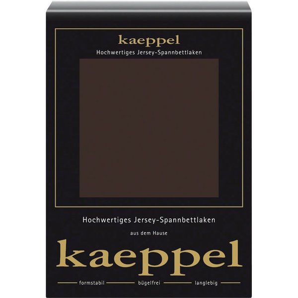 Kaeppel Spannbettlaken Single Jersey Mako Elasthan, Jersey-Elasthan, Gummizug: rundum, (1 Stück), aus 97% Baumwolle und 3% Elasthan