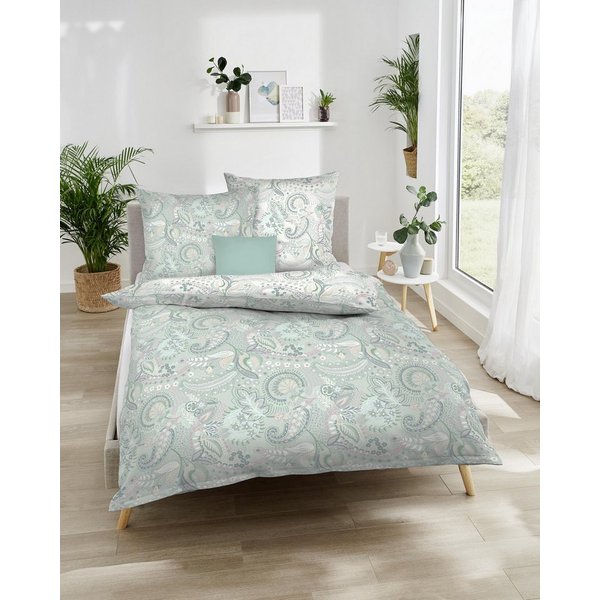 Kaeppel Wendebettwäsche Dream, Mako-Satin, 2 teilig, Mit Paisleymuster