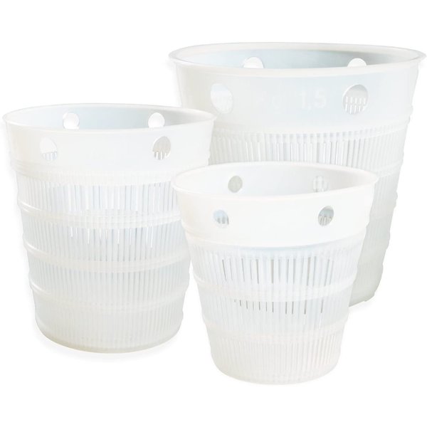KAESE-SELBER.DE Käseform kaese-selber.de Käseformen Set Sicilia, Käseformen Set Sicilia, (3-St)