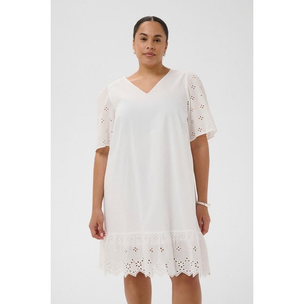 KAFFE Curve Blusenkleid Kleid KCmally Große Größen