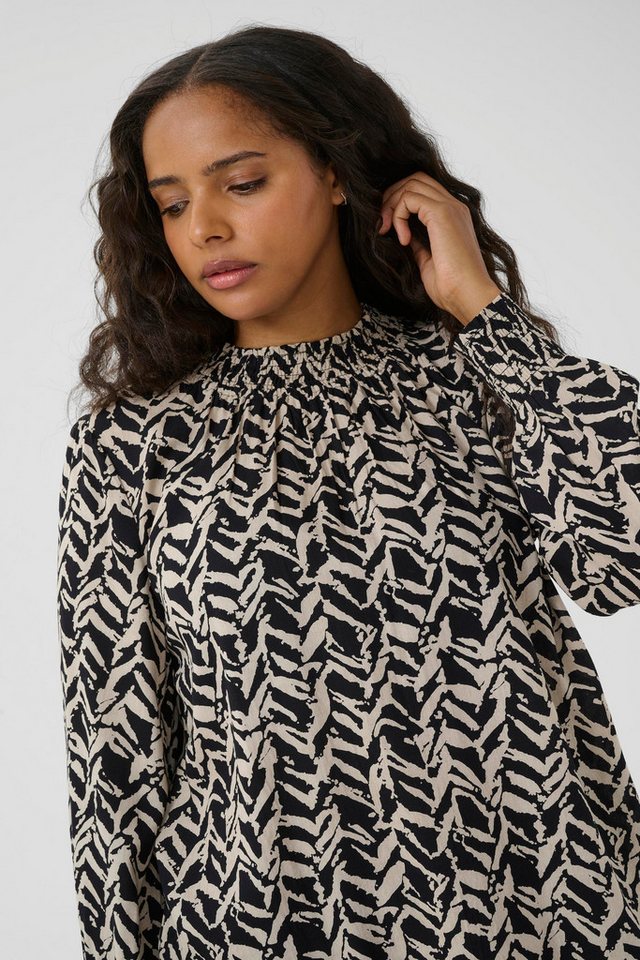 KAFFE Curve Langarmbluse Bluse langarm KCdena Große Größen – Bild 4 von 5