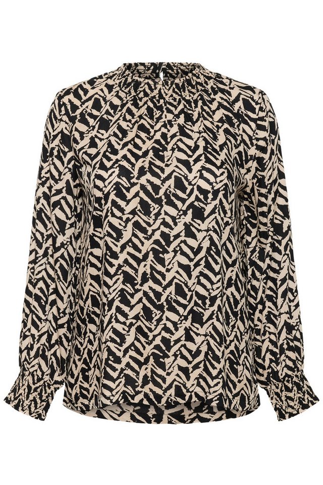 KAFFE Curve Langarmbluse Bluse langarm KCdena Große Größen – Bild 5 von 5