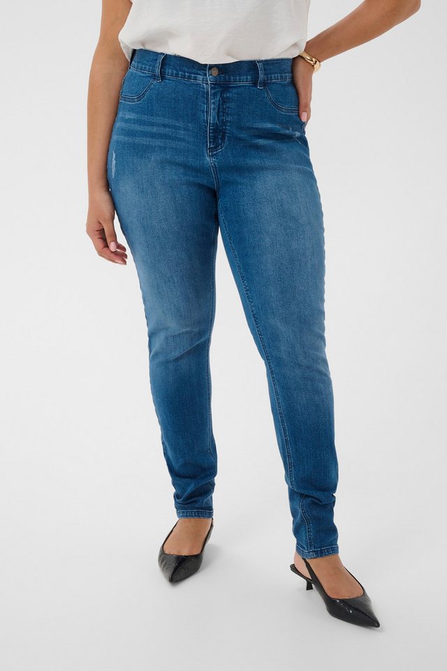 KAFFE Curve Regular-fit-Jeans Jeans KClaurina Große Größen – Bild 2 von 5