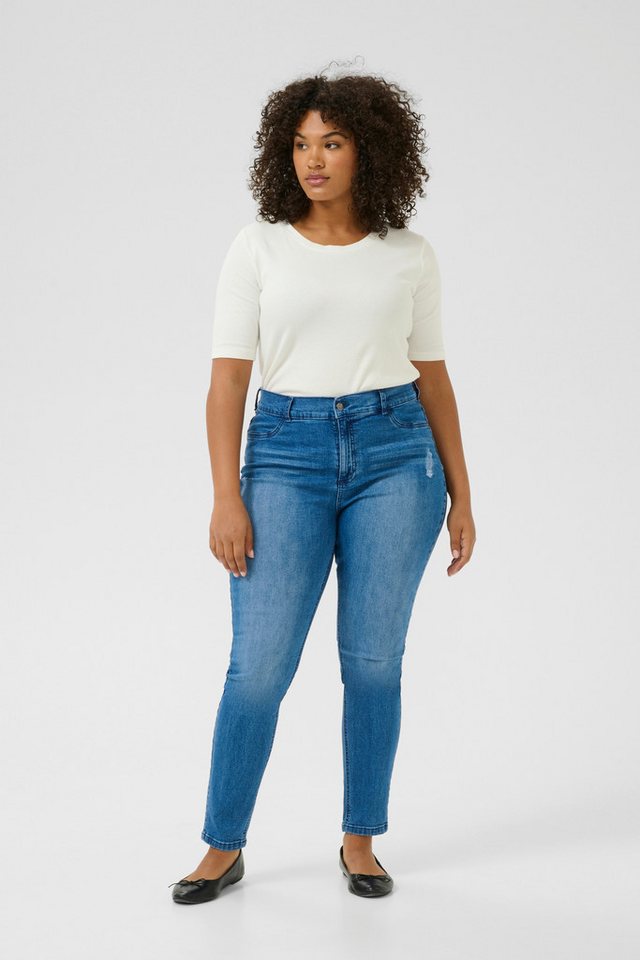 KAFFE Curve Regular-fit-Jeans Jeans KClaurina Große Größen – Bild 3 von 5