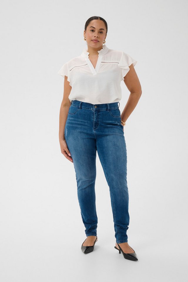 KAFFE Curve Regular-fit-Jeans Jeans KClaurina Große Größen – Bild 4 von 5