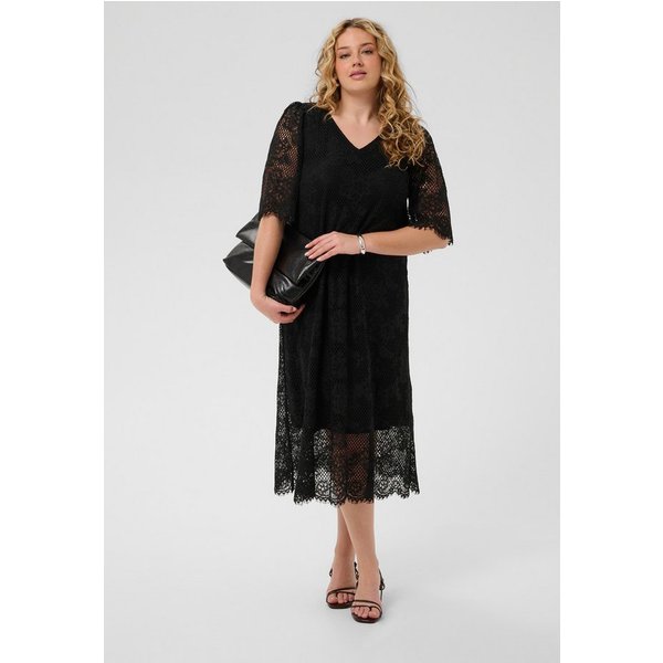 KAFFE Curve Strickkleid Kleid KCcarley Große Größen