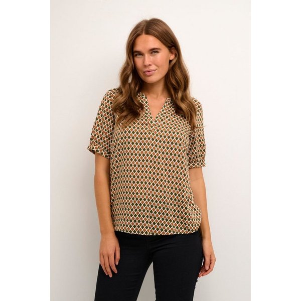 KAFFE Langarmbluse Bluse kurzarm KAsally