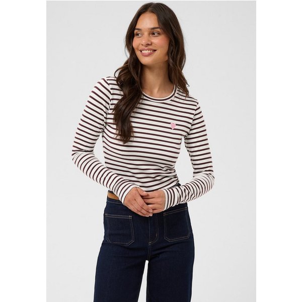 KAFFE Langarmbluse Langarm-Shirt Liddy