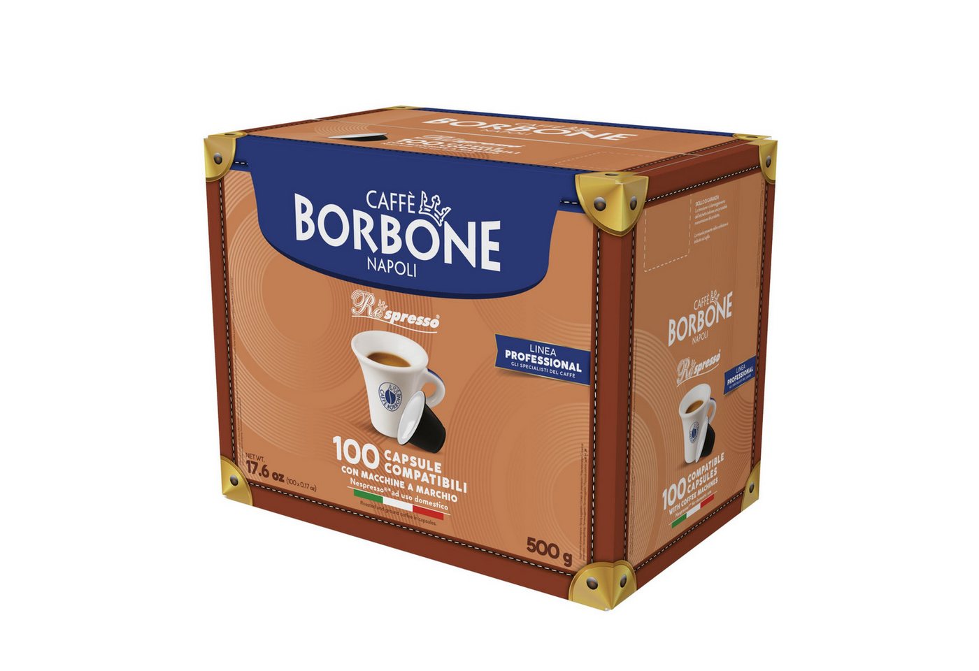 Caffè Borbone Kaffee Caffè Borbone Kaffee Kapseln Respresso, Schwarze Mischung - 100 stück, 1 x (Kompatibel mit Häuslichen Kaffeemaschinen Nespresso) – Bild 3 von 5