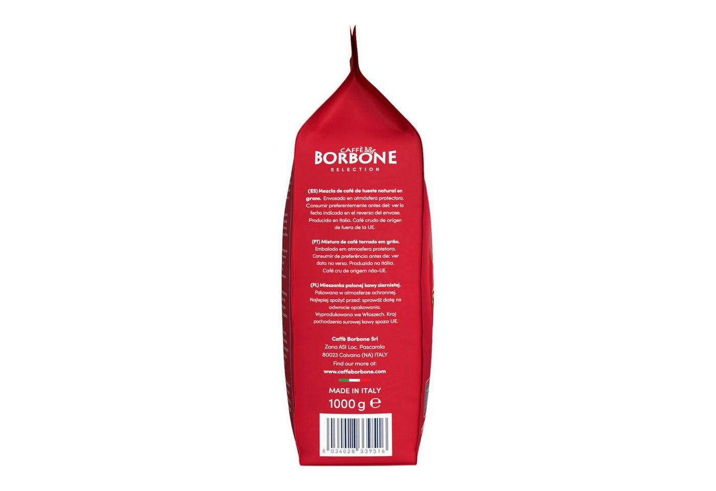 Caffè Borbone Kaffee Caffè Borbone Selection Espresso Intenso (1x 1000g), 1 x (Intenso Espresso 1Kg, Röstung Medium, Intensität 9/10, Ganze Kaffeebohnen) – Bild 4 von 5