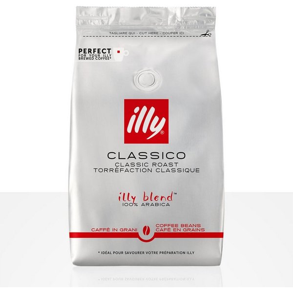 Illy Kaffee illy Classico Espressobohnen Normale Röstung 500g Bohnen, 100% Arabica