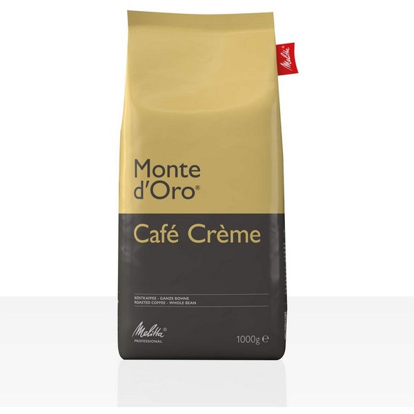 Melitta Kaffee Melitta Monte d'Oro Cafe Creme mild - 1kg Kaffeebohnen