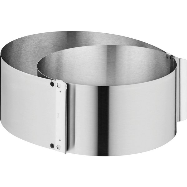 Kaiser Backformen Tortenring Inspiration, Edelstahl 18/10, (1 tlg), mit Griffen, individuelle Größeneinstellung für ⌀ von 16,5 bis 32 cm