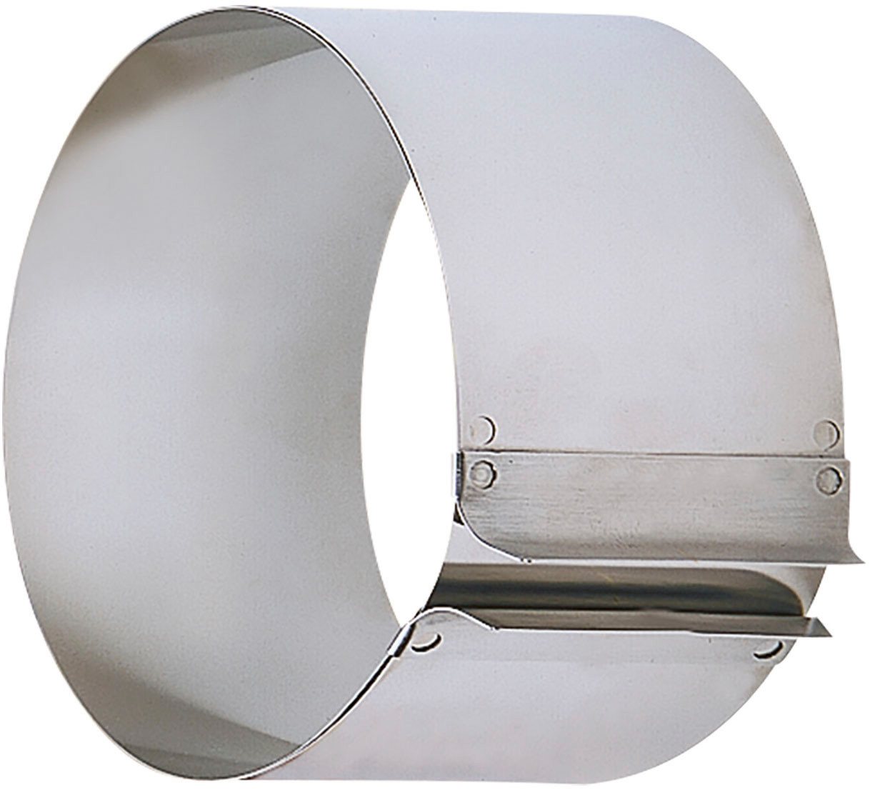 Kaiser Backformen Tortenring Inspiration, Edelstahl 18/10, (1 tlg), mit Griffen, individuelle Größeneinstellung für ⌀ von 16,5 bis 32 cm – Bild 2 von 5