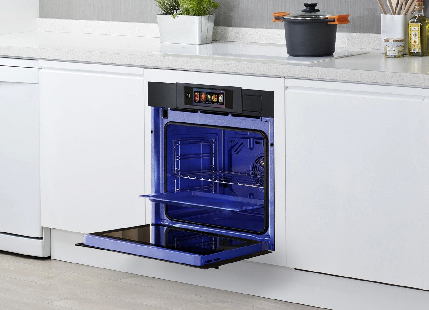 Kaiser Küchengeräte Backofen-Set Herd Set Autark Einbaubackofen XXL Multi 37,Multifunktions-Elektro-Dampfbackofen mit Dampfreinigung, 60 cm+Induktionskochfeld 6 – Bild 5 von 5