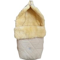 Kaiser Lammfellfußsack COOSY beige