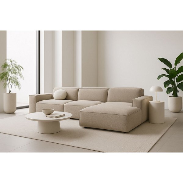 Kaiser Möbel Ecksofa Ecksofa Cursal L-Form – modular, modern, unvergleichlich bequem, Einzelsofa