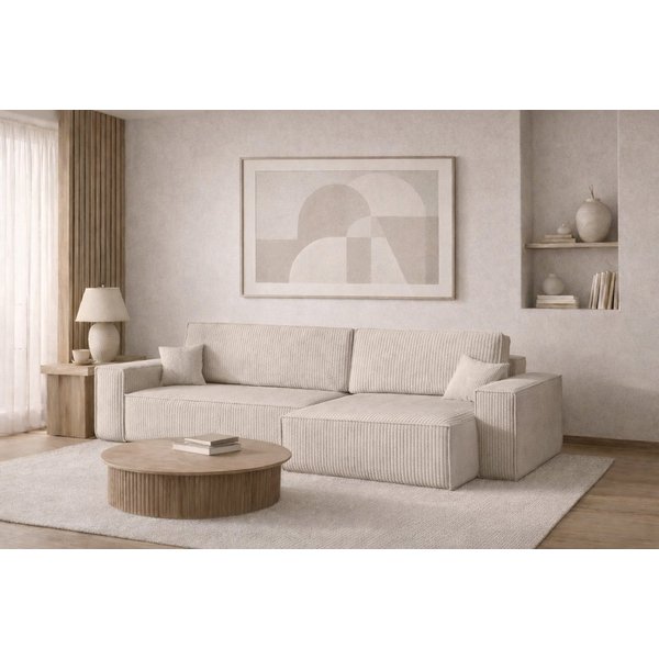 Kaiser Möbel Ecksofa mit schlaffunktion und bettkasten, BEST XL stoff Poso, Quelle, Verita, Mit Bettfunktion und Bettzeugfach