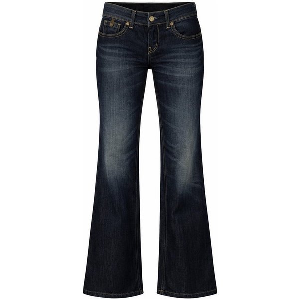 Kaiser24 Bootcut-Jeans Replay Damen Bootcut Jeans in Dunkelblau – 98% Baumwolle