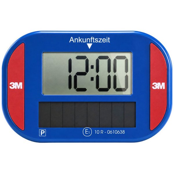 Kaiser24 elektronische Parkscheibe Digitale Elektronische Parkscheibe Auto Solar LCD Automatisch E1