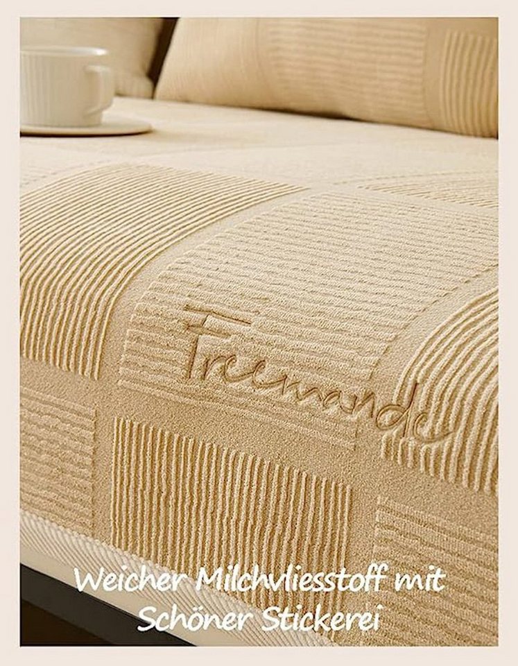 Kaket Sofaschoner mit modernen Streifen, Anti-rutsch – Bild 3 von 5