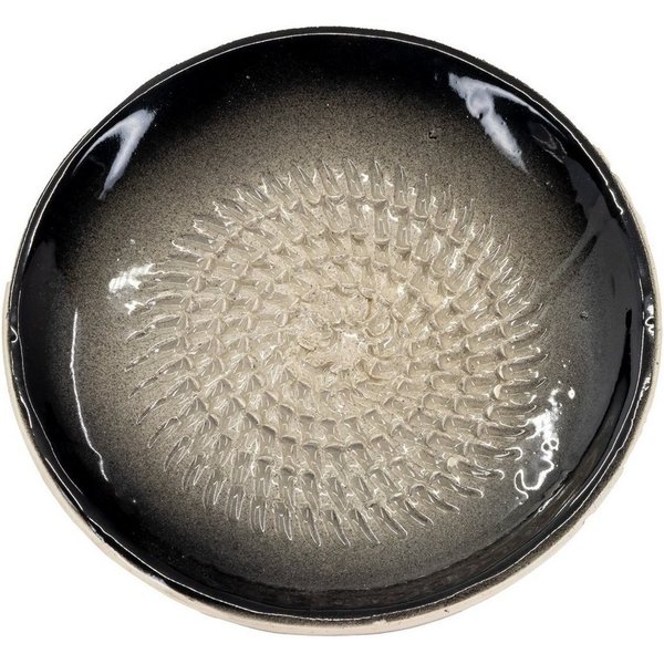 Kaladia Multireibe 812, Uni Schwarz, Keramik, Reibeteller Keramik einfarbig - Durchmesser ca. 12cm - Made in Spain