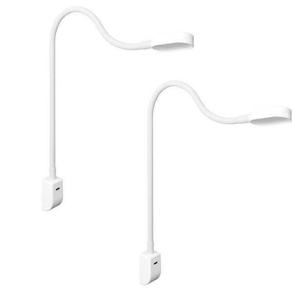 kalb Bettleuchte Ilios LED-Bettleuchte USB-C Wand- & Winkelmontage Flex Arm Dimmbar, Touch-Dimm-Schalter, Warmweiß